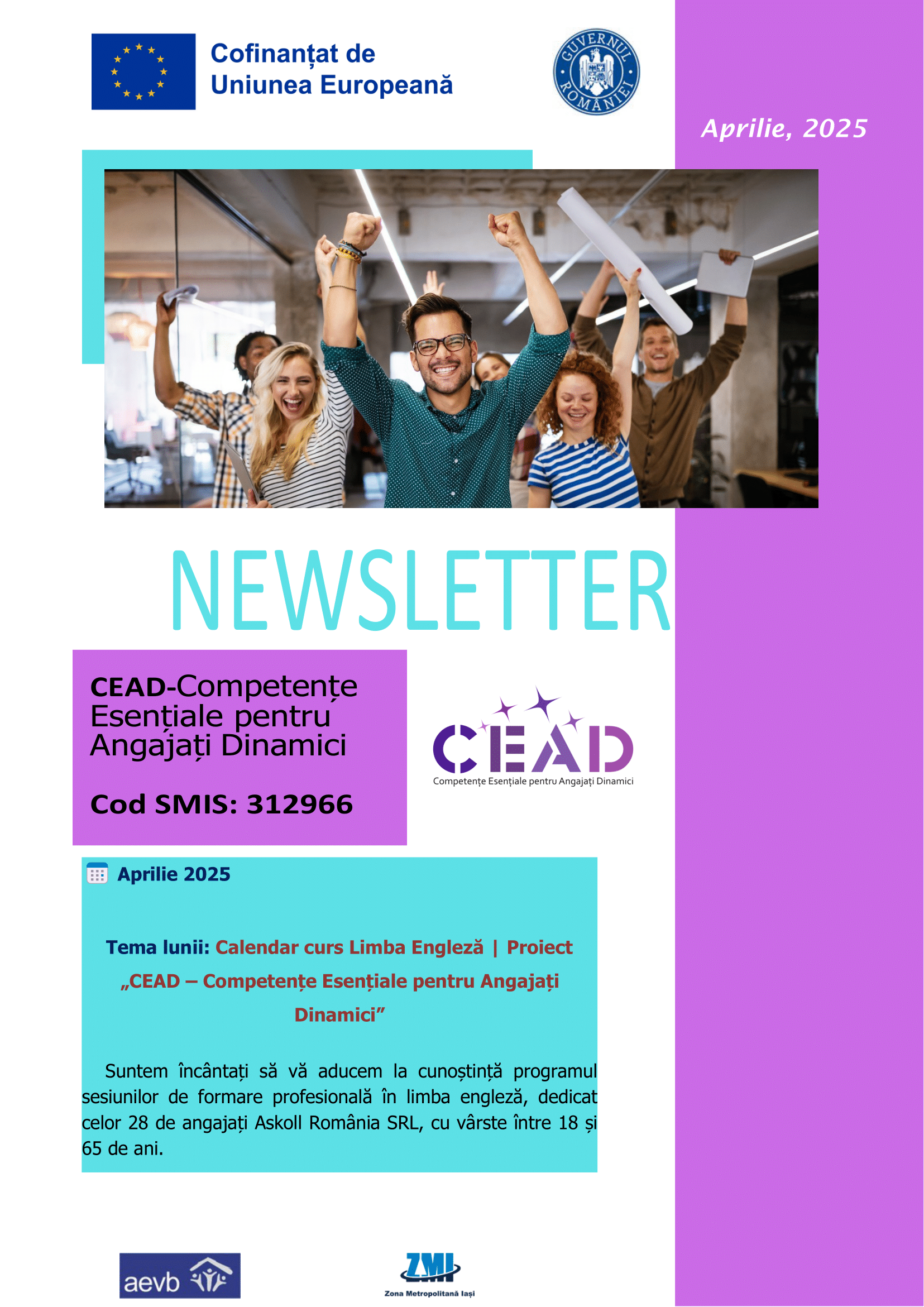 Newsletter Aprilie 2025 - Page 1
